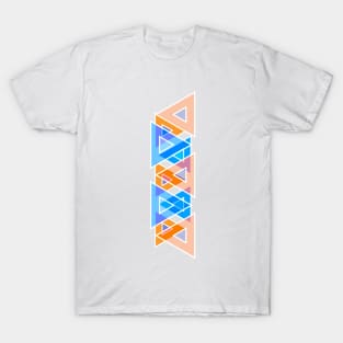 Abstract Triangle Pattern T-Shirt